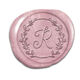 Petite Bud Wreath with Initial Peel & Stick Wax Seals Image 1 of 11