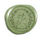 Petite Bud Wreath with Initial Peel & Stick Wax Seals Image 3 of 11