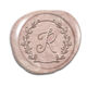 Petite Bud Wreath with Initial Peel & Stick Wax Seals Image 9 of 11