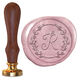 Petite Bud Wreath with Initial Wax Seal Stamp Image 2 of 11