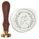 Petite Bud Wreath with Initial Wax Seal Stamp Image 6 of 11