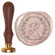 Petite Bud Wreath with Initial Wax Seal Stamp Image 8 of 11