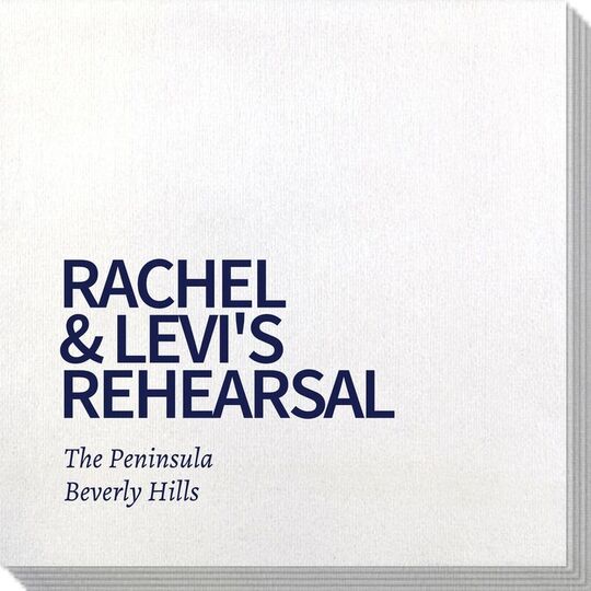 Create Your Own Headline Bamboo Luxe Napkins