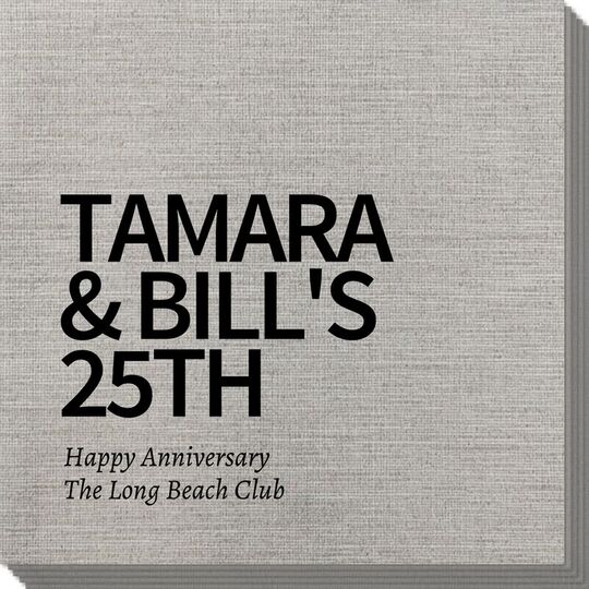 Create Your Own Headline Bamboo Luxe Napkins