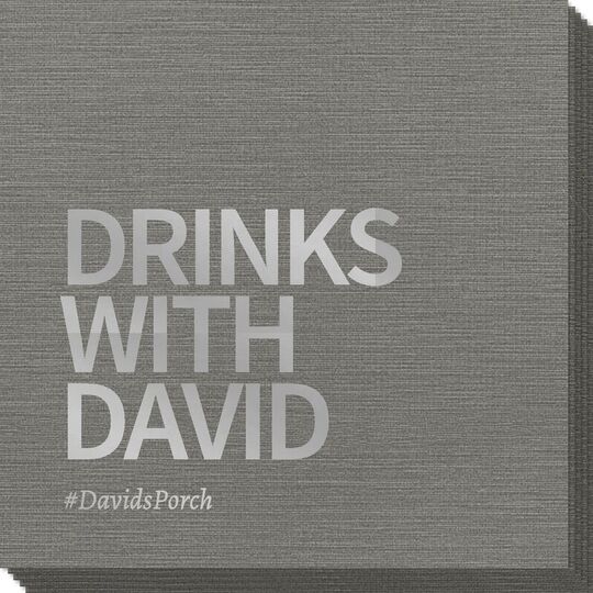 Create Your Own Headline Bamboo Luxe Napkins