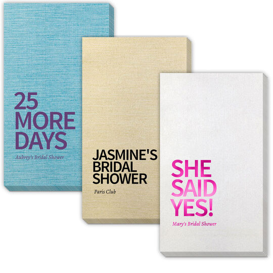 Create Your Own Headline Bamboo Luxe Guest Towels