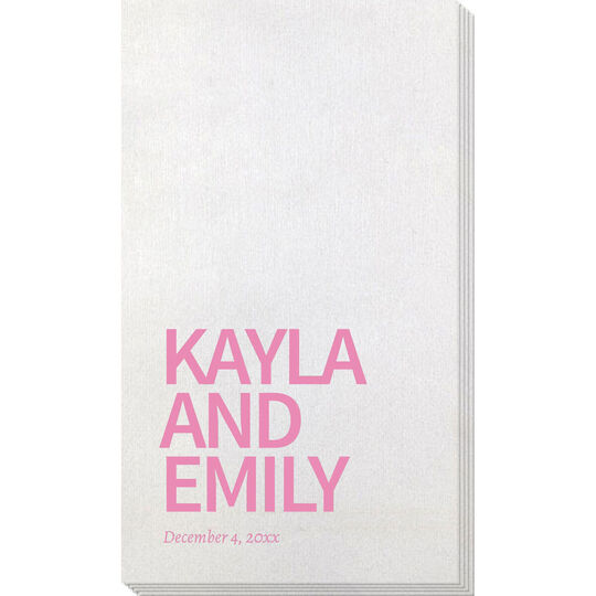 Create Your Own Headline Bamboo Luxe Guest Towels