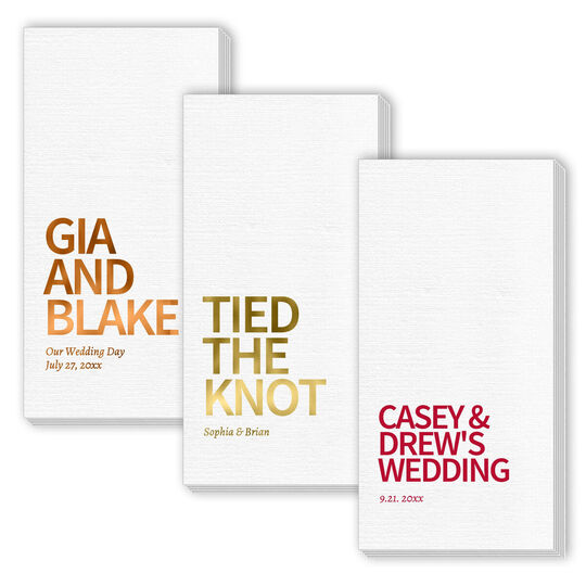 Create Your Own Headline Deville Guest Towels