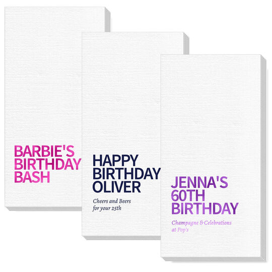 Create Your Own Headline Deville Guest Towels