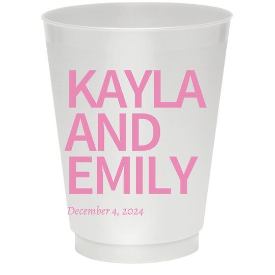 Create Your Own Headline Colored Shatterproof Cups
