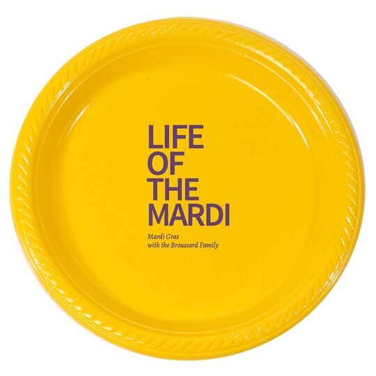 Create Your Own Headline Plastic Plates