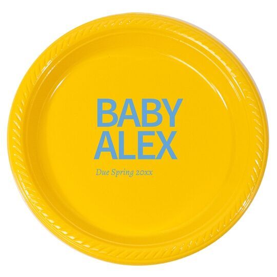 Create Your Own Headline Plastic Plates