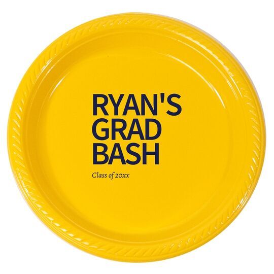 Create Your Own Headline Plastic Plates