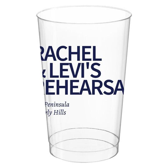 Create Your Own Headline Clear Plastic Cups