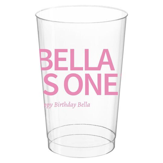 Create Your Own Headline Clear Plastic Cups