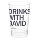 Create Your Own Headline Clear Plastic Cups Image 9 of 18
