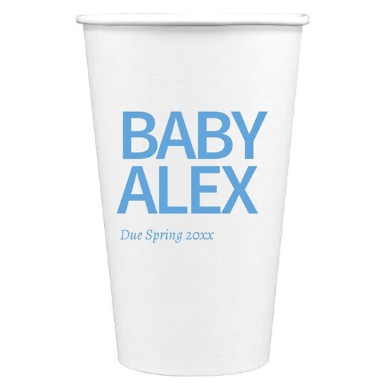 Create Your Own Headline Paper Coffee Cups