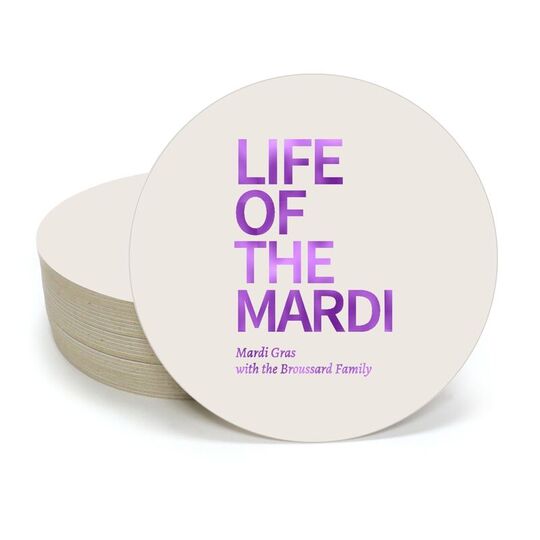 Create Your Own Headline Round Coasters