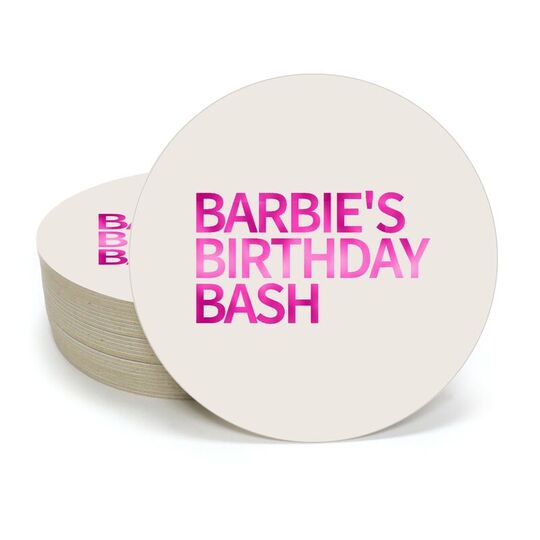 Create Your Own Headline Round Coasters