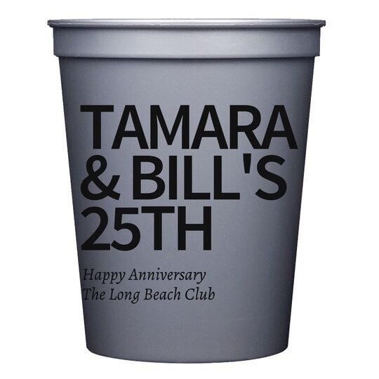 Create Your Own Headline Stadium Cups