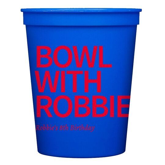 Create Your Own Headline Stadium Cups