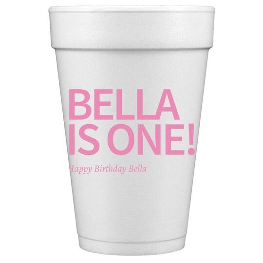 Create Your Own Headline Styrofoam Cups