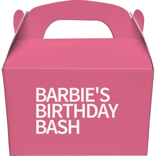 Create Your Own Headline Gable Favor Boxes