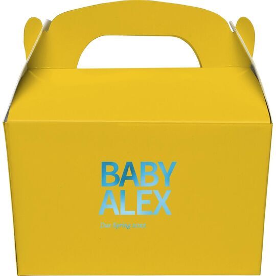 Create Your Own Headline Gable Favor Boxes