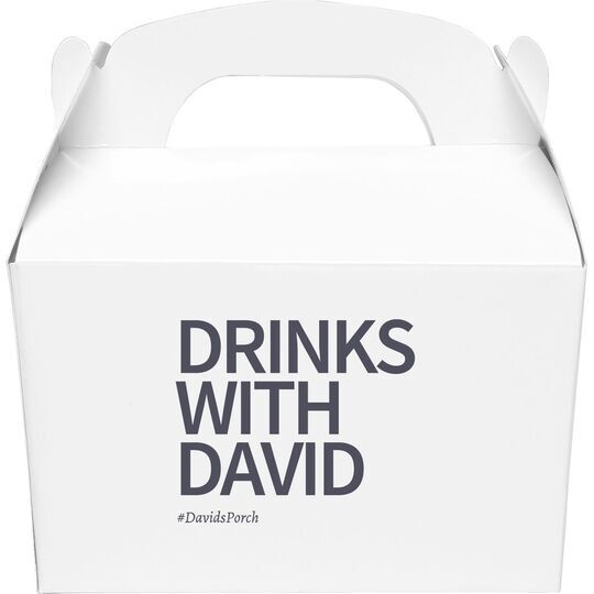 Create Your Own Headline Gable Favor Boxes