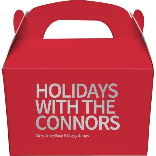 Create Your Own Headline Gable Favor Boxes