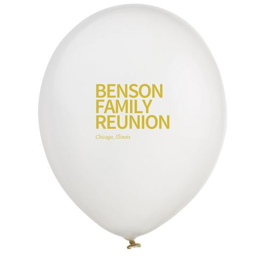 Create Your Own Headline Latex Balloons