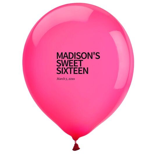 Create Your Own Headline Latex Balloons