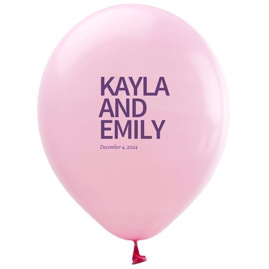 Create Your Own Headline Latex Balloons