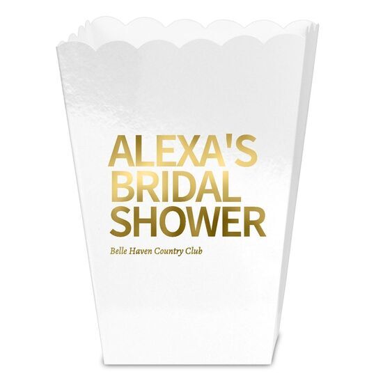 Create Your Own Headline Mini Popcorn Boxes