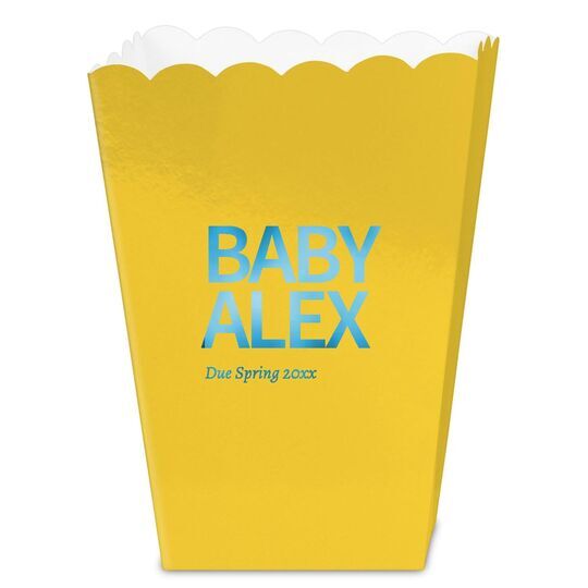 Create Your Own Headline Mini Popcorn Boxes