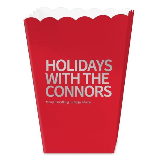 Create Your Own Headline Mini Popcorn Boxes