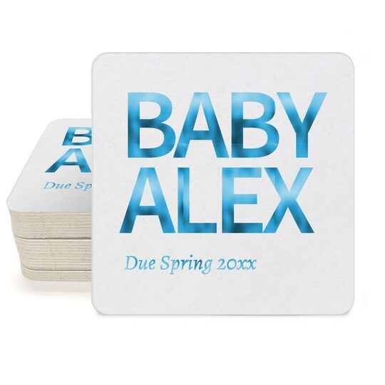 Create Your Own Headline Square Coasters