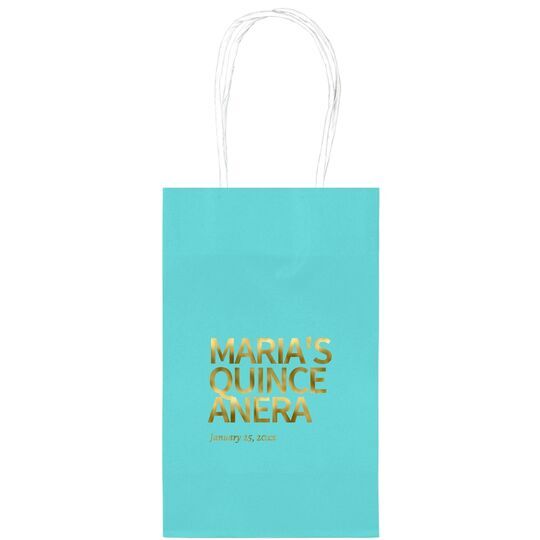 Create Your Own Headline Medium Twisted Handled Bags