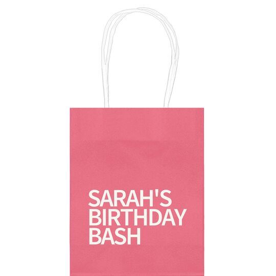 Create Your Own Headline Mini Twisted Handled Bags