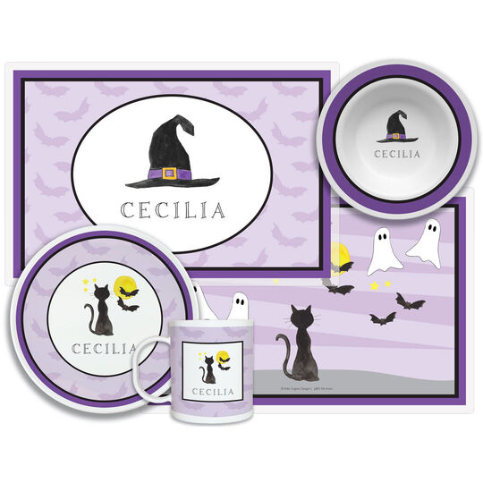 Wicked Halloween 4-Piece Dinnerware Set