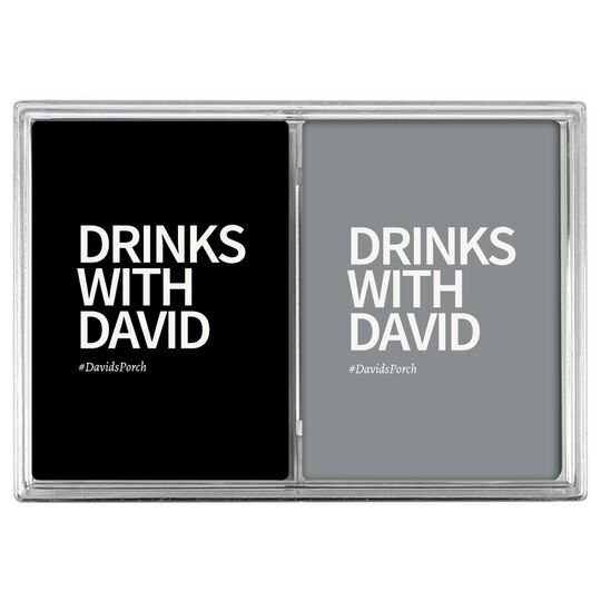 Create Your Own Headline Double Deck Playing Cards