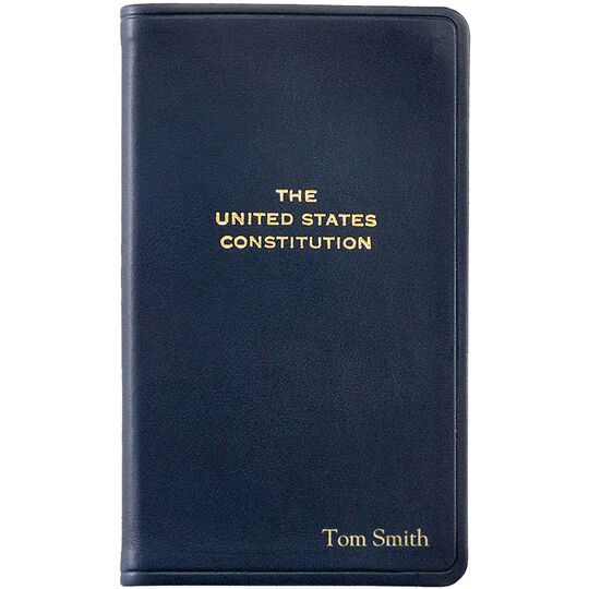 Leather Bound Personalized Constitution