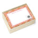 Orange Damask Flat Note Cards Image 4 of 4