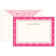Hot Pink Border Flat Note Cards Image 1 of 4