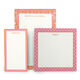 Orange Damask Notepad Set Image 3 of 3