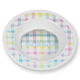 Pink Gingham Children's Bowl Image 1 of 2