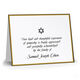 Gold and Black Minuet Folded Sympathy Cards with Jewish Star - Raised Ink Image 1 of 2