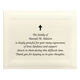 Montreaux Flat Sympathy Cards with Cross Design - Raised Ink Image 1 of 2