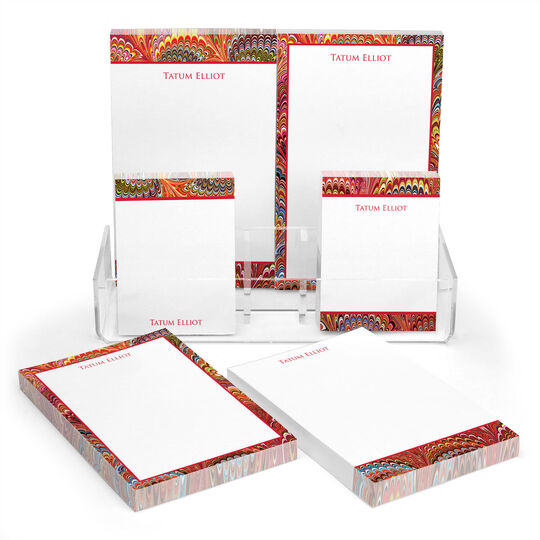 Italian Marble Notepad Set (6 Pads)