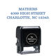 Pick Your Typestyle Rectangular Self-Inking Stamp Image 1 of 5